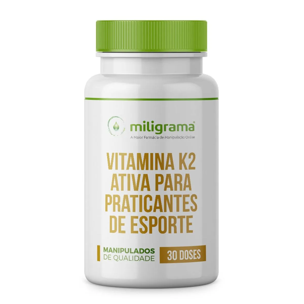 Vitamina k2 ativa para praticantes de esporte 30 doses