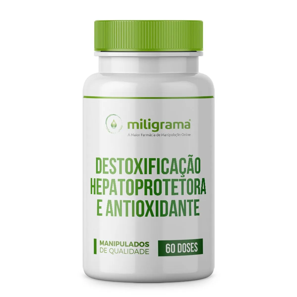 Destoxificação hepatoprotetora e antioxidante 60 doses