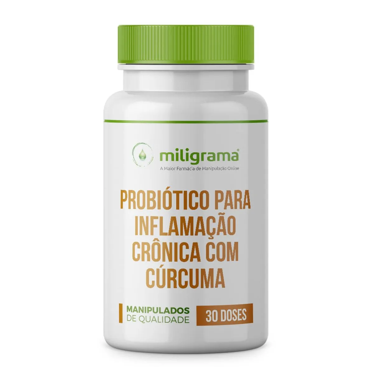 Probiótico para Inflamação Crônica com Cúrcuma 30 doses