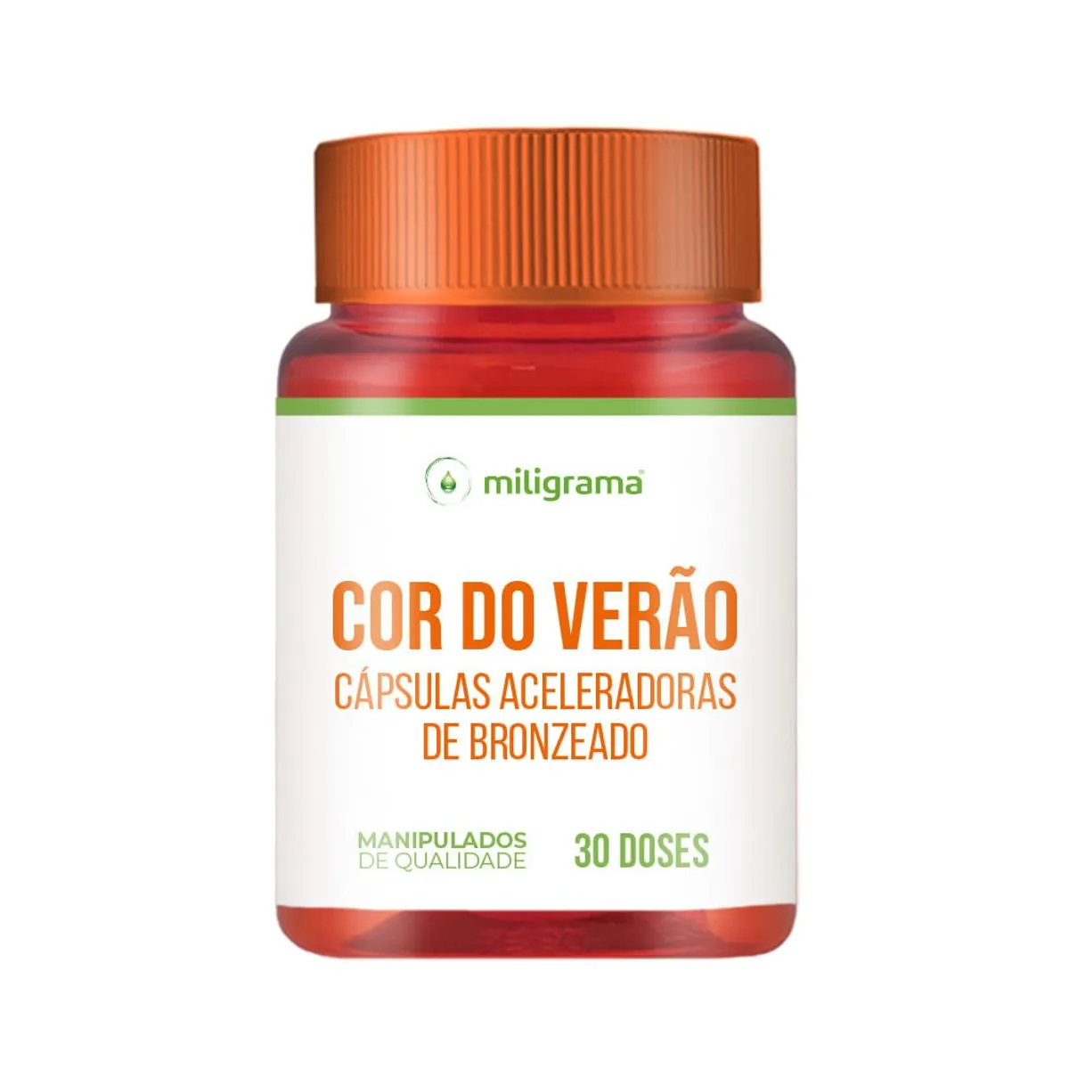 Cor do verão - cápsulas aceleradoras de bronzeado 30 doses