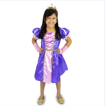 Fantasia Princesa Rapunzel Curta Tam:g