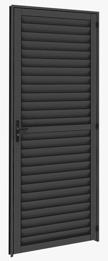 Porta Palheta Laminada 2,10(a) X 0,70(l) Alumínio Preto