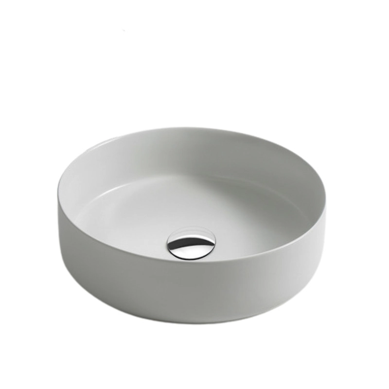 Cuba De Bancada Banheiro Louça Com Valvula, 37x37 Mx212 Branco Fosco