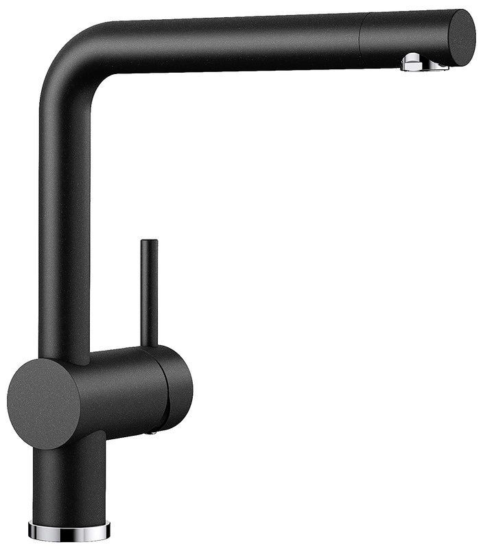 Torneira Cozinha Monocomando, 34x21x5cm - Com Misturador Mx606 Preto