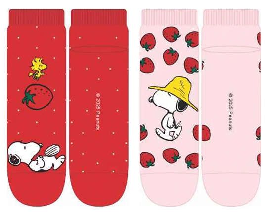 Meia Cano Curto Fem Snoopy 2 Pares 34 39 755sno2.3 Cia Da Meia