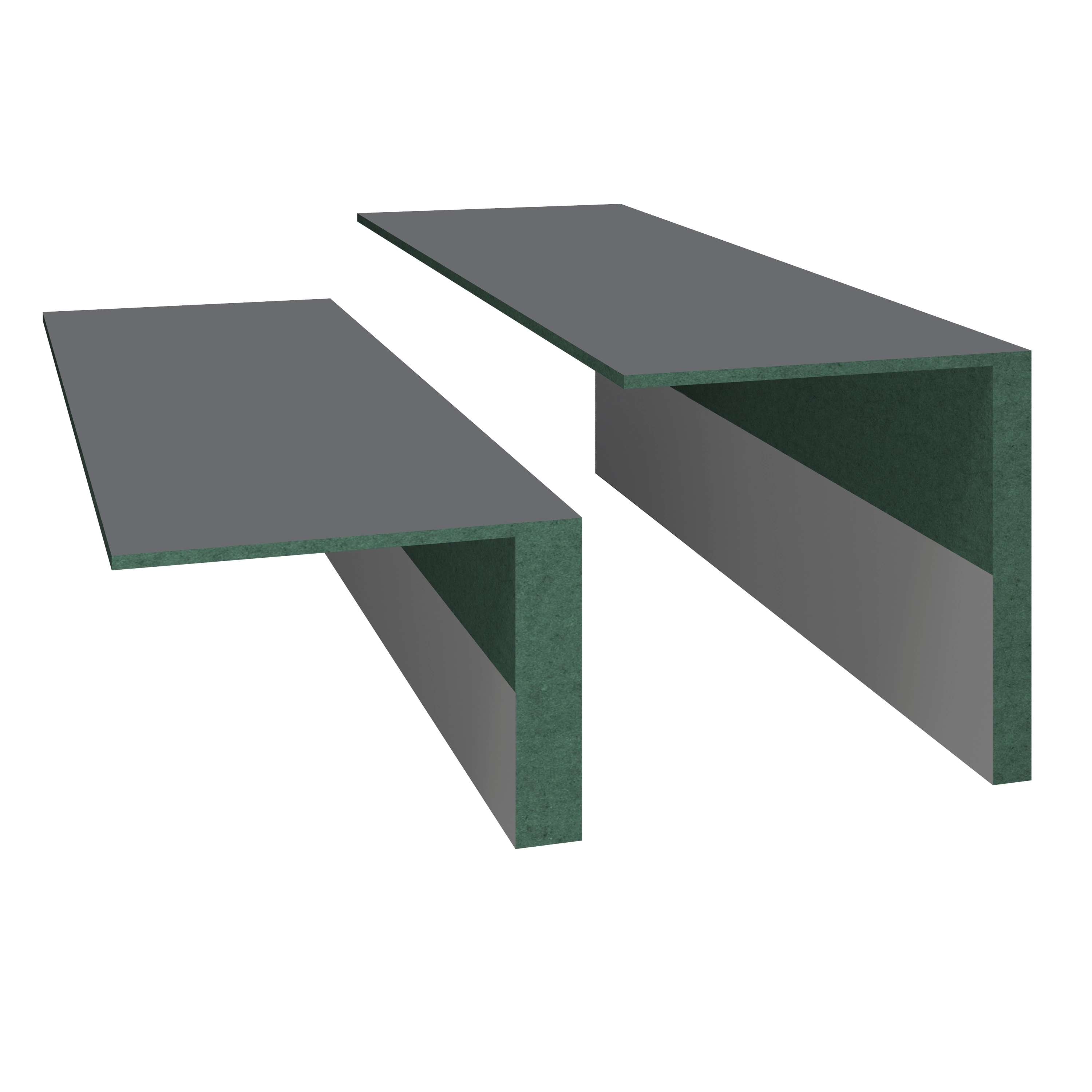 Kit Guarnição Alizar Lado Regulável Madeira 228x9x7x1,5cm Concrem Wood
