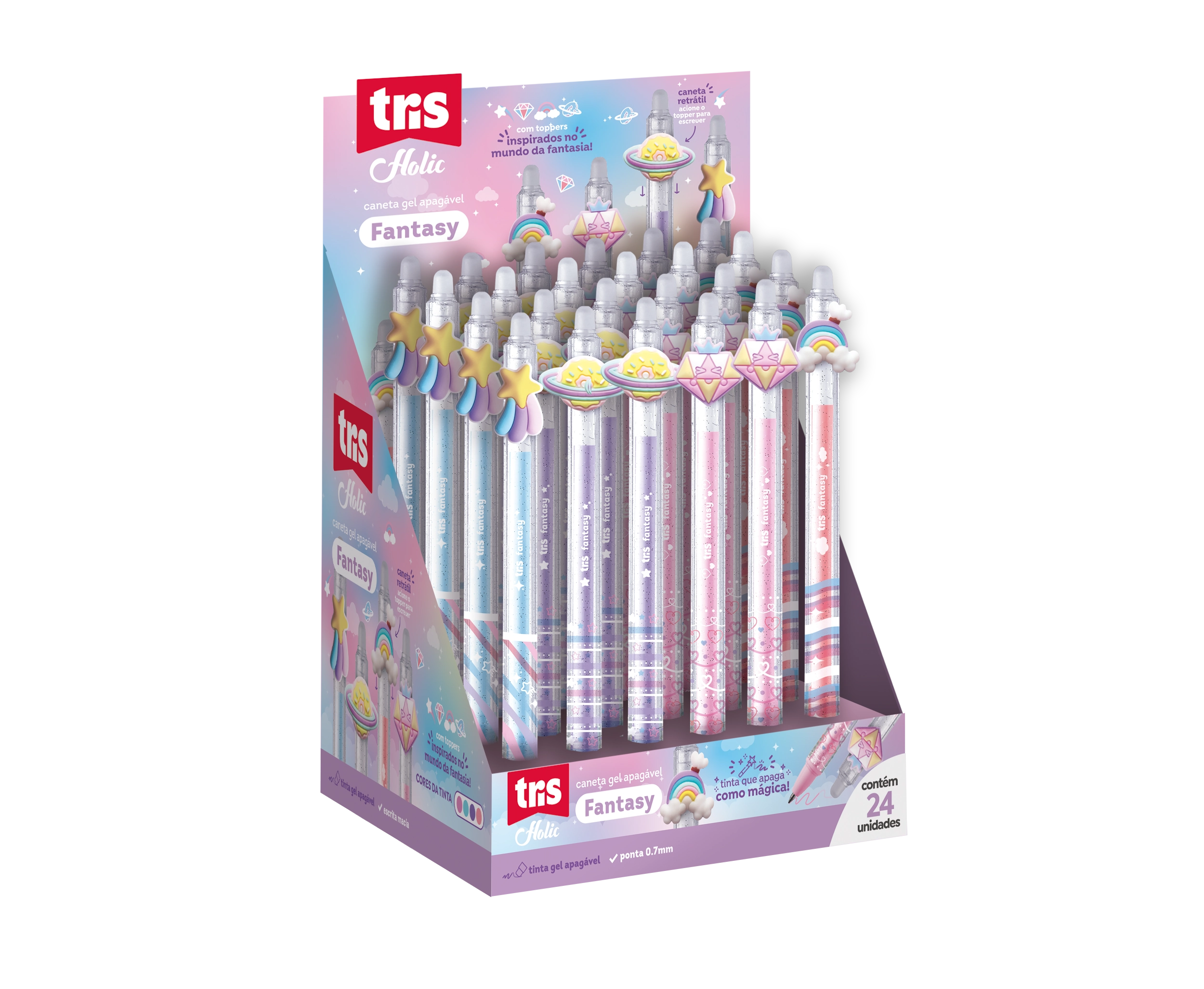 Caneta Gel Tris Holic Fantasy 901965 Summit