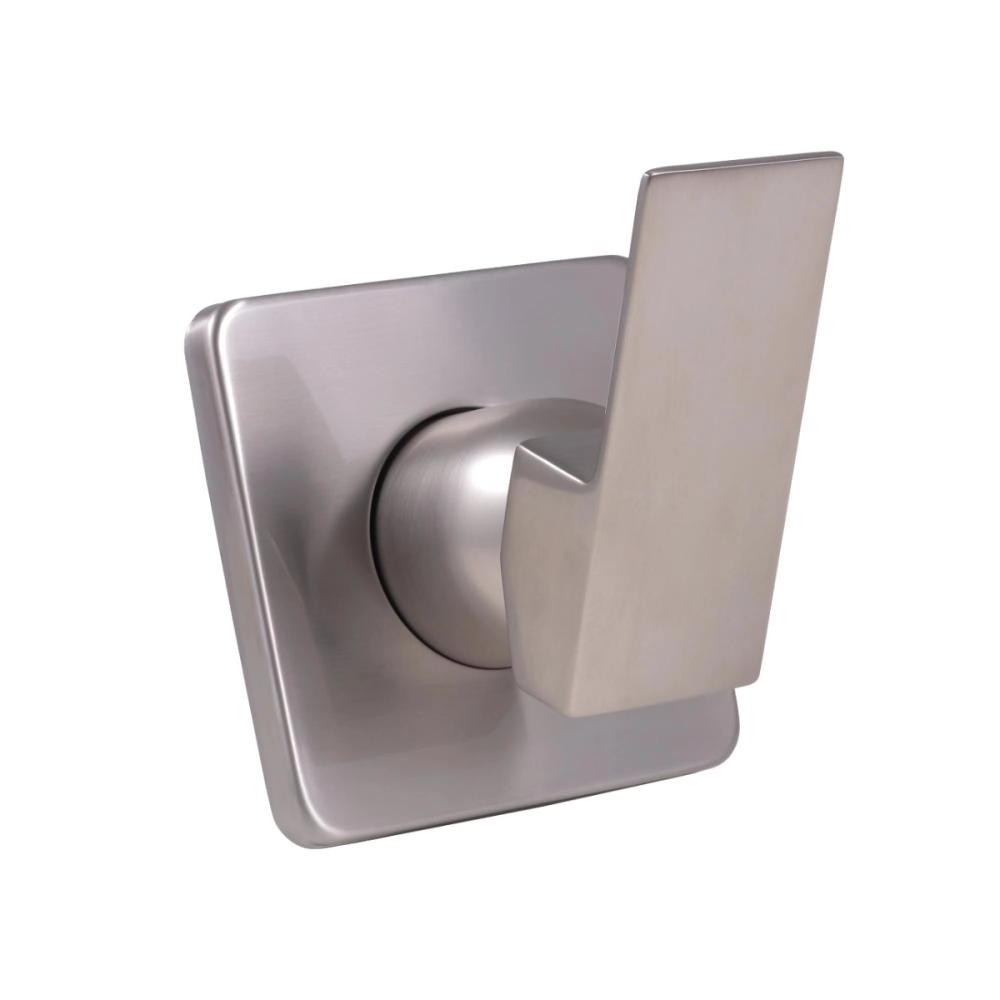 Acabamento De Misturador Monocomando Quadrado Para Banheiro Oiapoque - Pingoo.casa - Prata Escovado