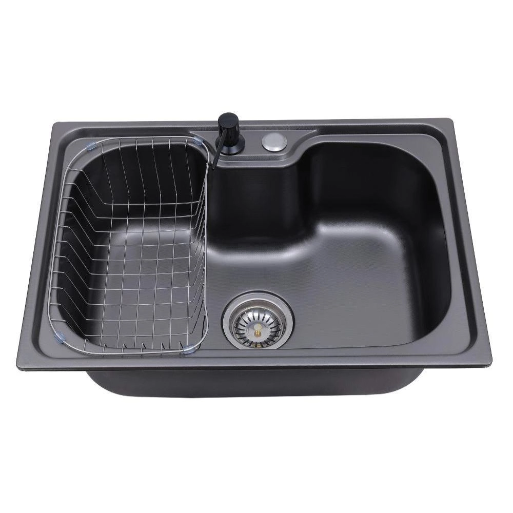 Cuba Gourmet Para Cozinha Com Acessórios Aço Inox 201 Texturizado 42x60cm Preto Carajás