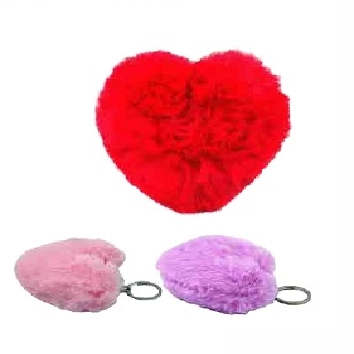 Chaveiro Pelucia Coracao 8cm Ref.bf2651 Bazar Dest
