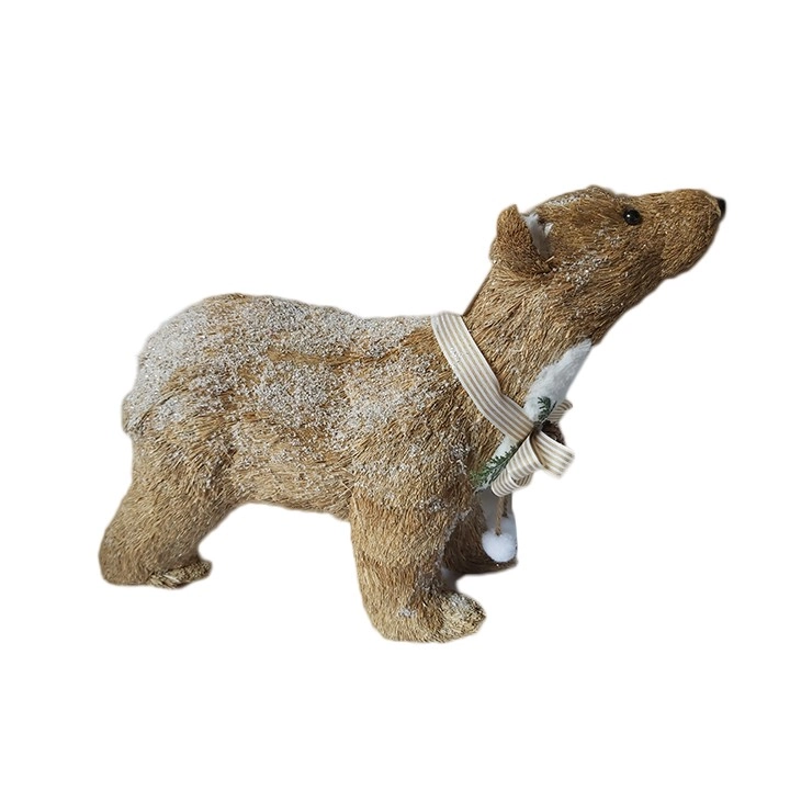 Urso Natural 53x38cm Bc1626 Tok Da Casa