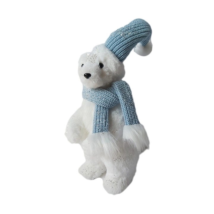 Urso Em P E Br Az 35cm Bc1677 Tok Da Casa