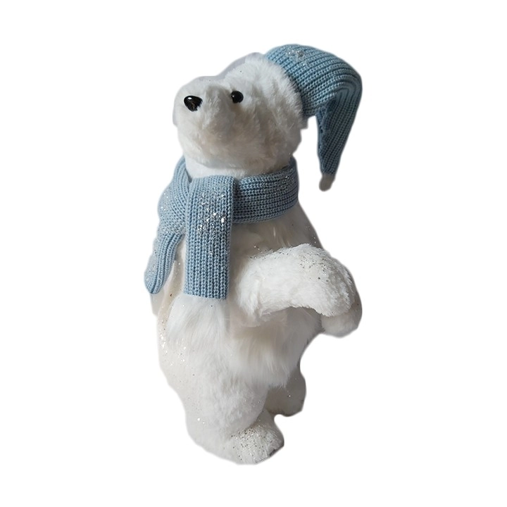 Urso Em P E Br Az 49cm Bc1679 Tok Da Casa