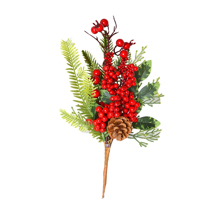 Galho Berry Vermelho 30cm En1961 Tok Da Casa