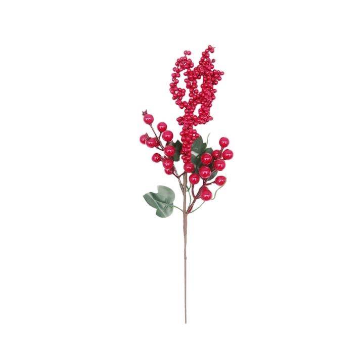 Galho Natal Vermelho Verde En1806 Tok Da Casa