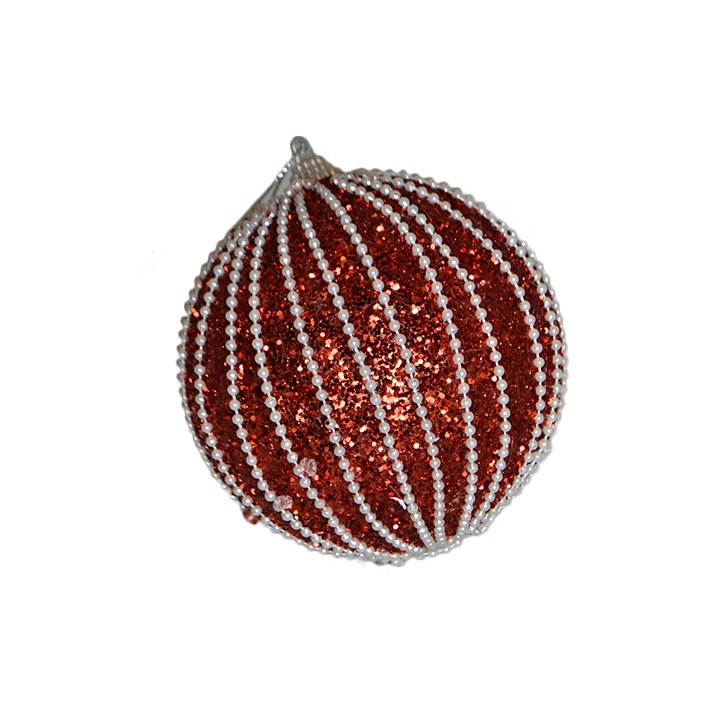 Bolas Natal Vermelhabranca 10cm 3un Bd2187 Tok Da Casa