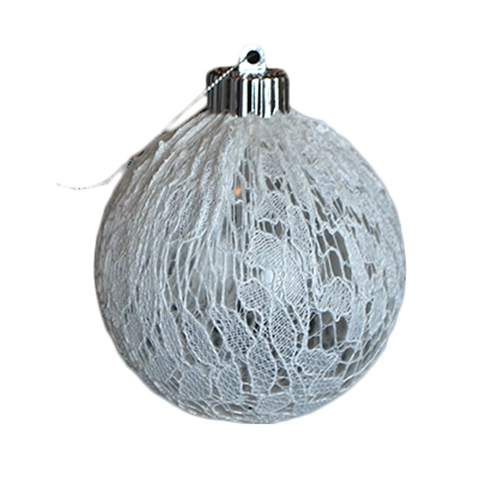 Bolas Natal Champanhe 10cm 3un Bd2254 Tok Da Casa