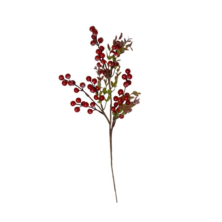 Galho Berry Vermelho 48cm En2257 Tok Da Casa
