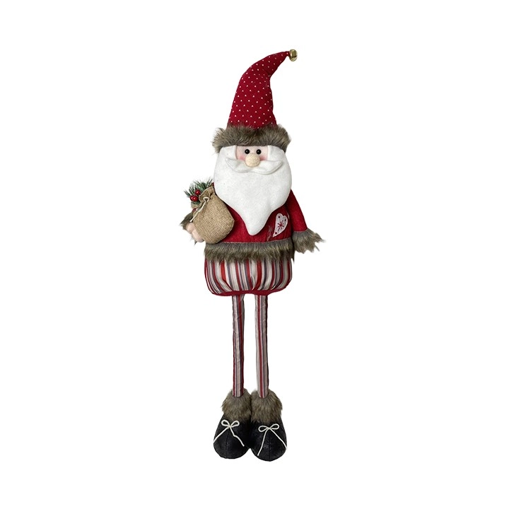 Papai Noel Pe Bco Vm 75cm Bt2776 Tok Da Casa