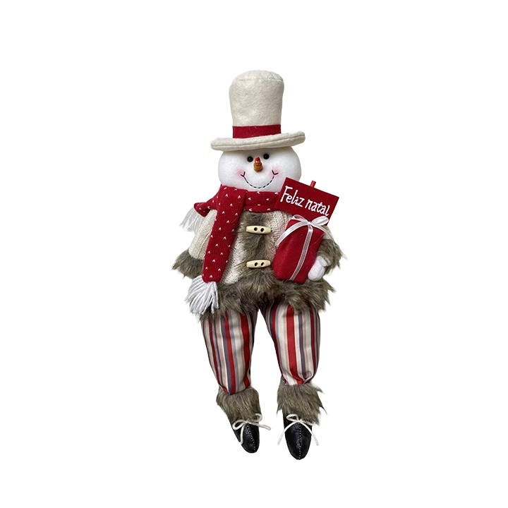 Boneco De Neve Sentada Br Vm 50cm Bt2784 Tok Da Casa