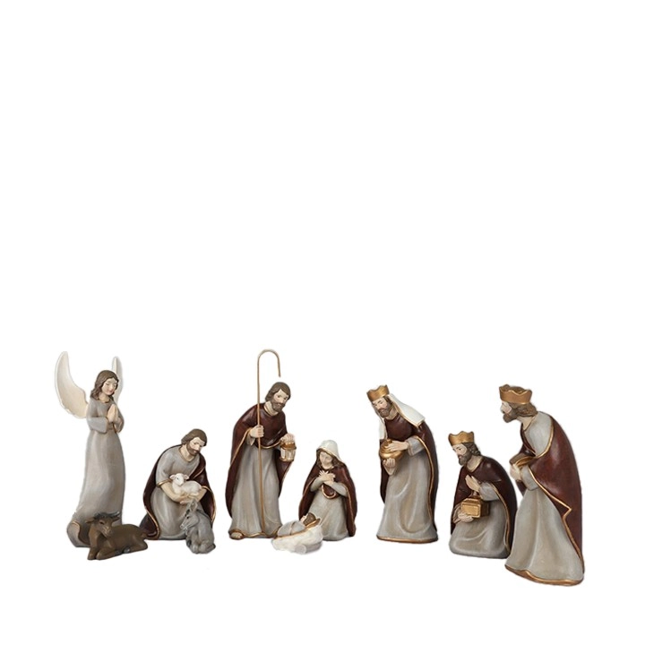 Presepio 16cm 10pc Sf294 Tok Da Casa