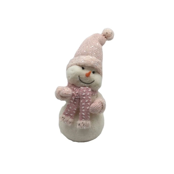 Boneco De Neve C Gorro Br Rs 44x18x22cm Bc1950 Tok Da Casa