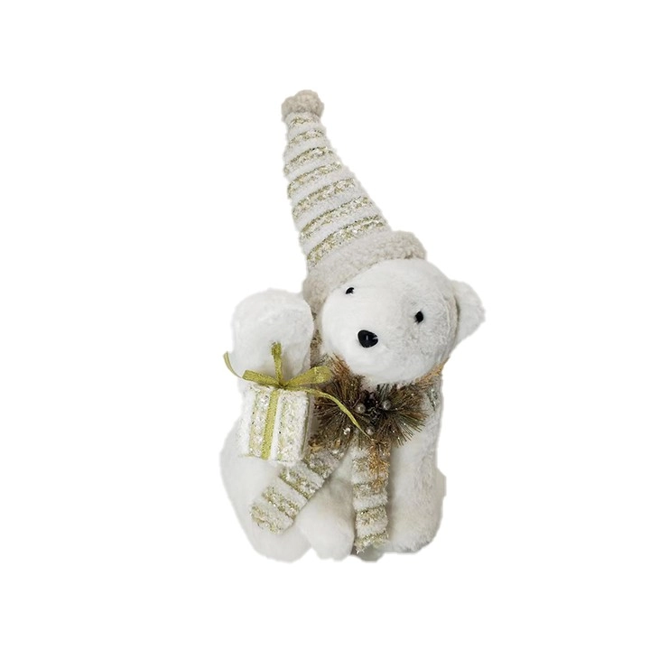 Urso Em P E Br 33x25x22cm Bc2013 Tok Da Casa
