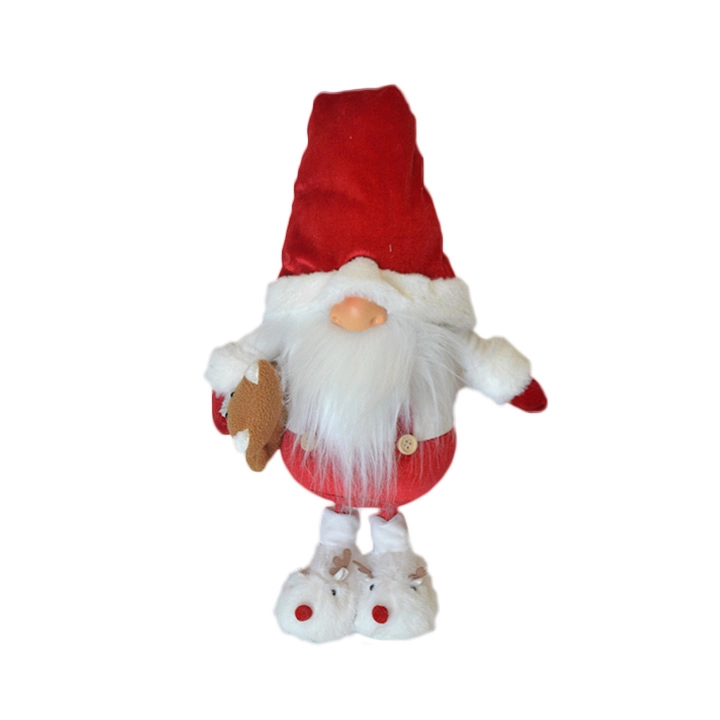 Papai Noel Pe Vm Bco 68x14x25cm Bt2690 Tok Da Casa