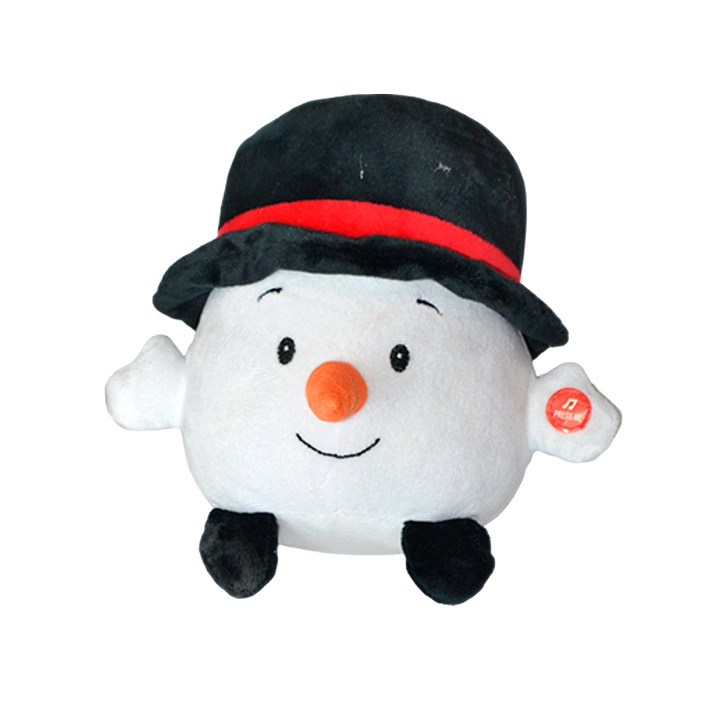 Boneco Neve Music 18x18x18cm Bt2702 Tok Da Casa