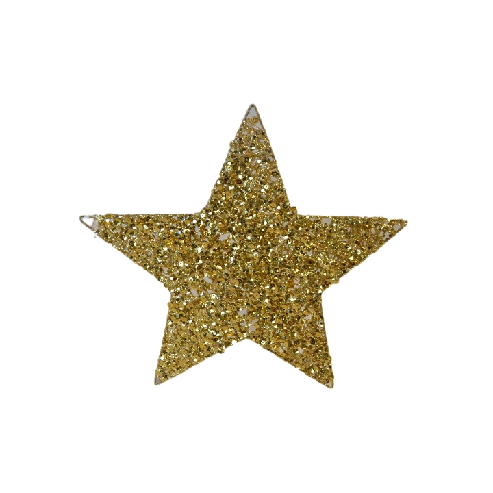Estrela Decorativa Dourado 25cm Dg2197 Tok Da Casa