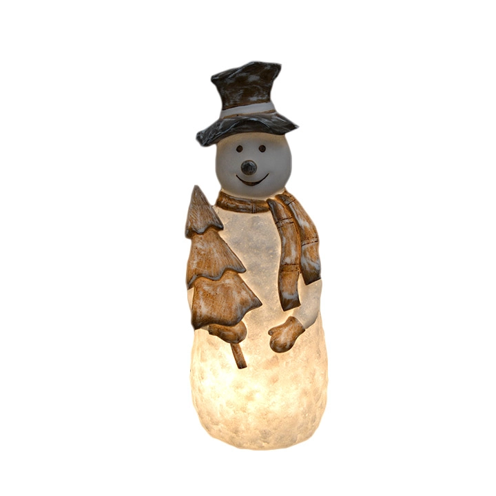 Boneco De Neve Decorativo C Led 49x22x19cm Dg2039 Tok Da Casa