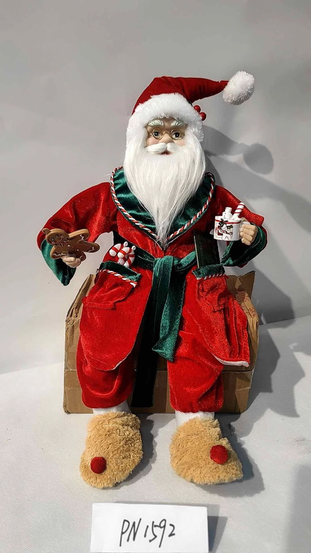 Papai Noel Sentado 45cm Pn1603 Tok Da Casa