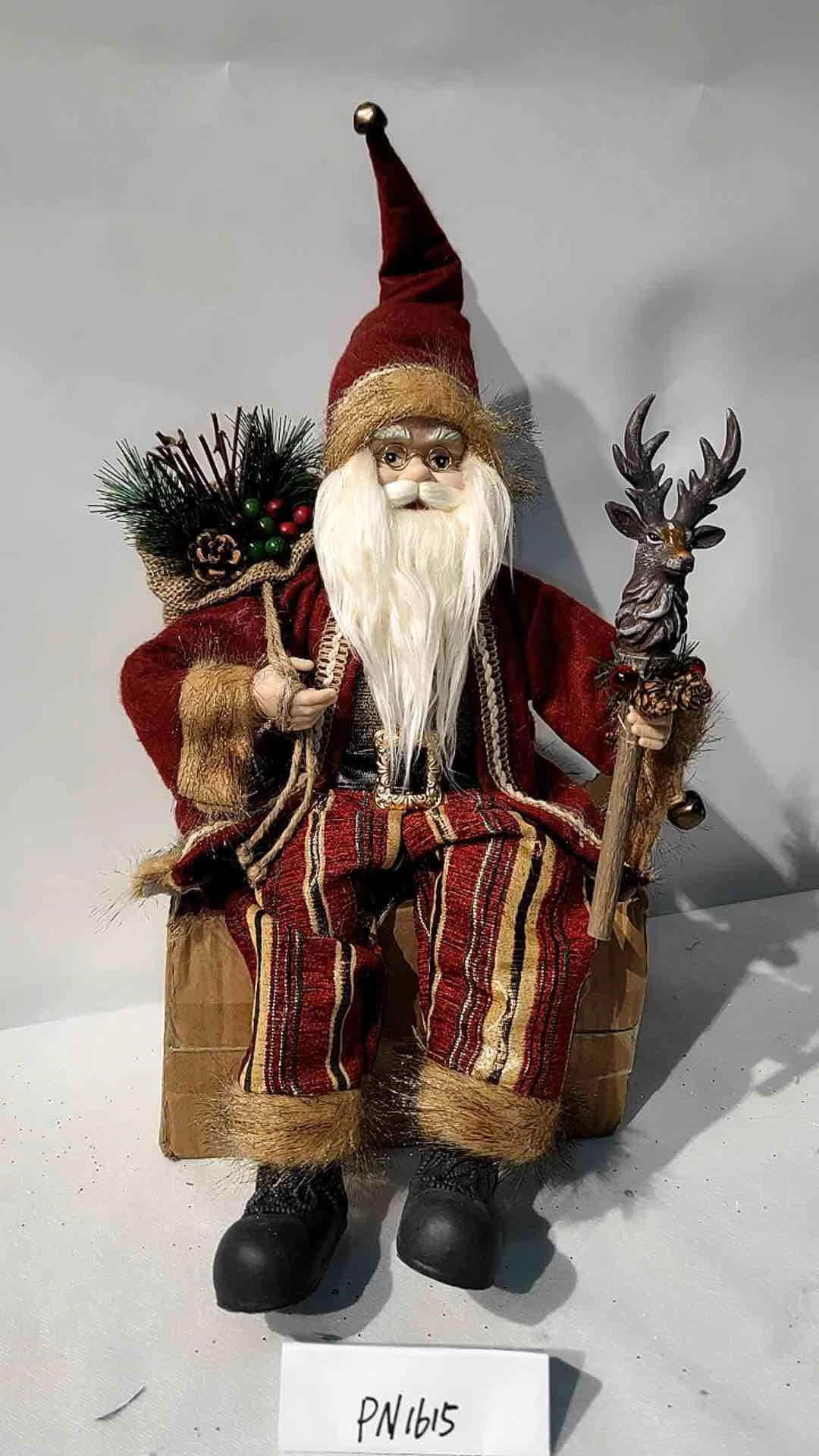 Papai Noel Pe 45cm Pn1629 Tok Da Casa