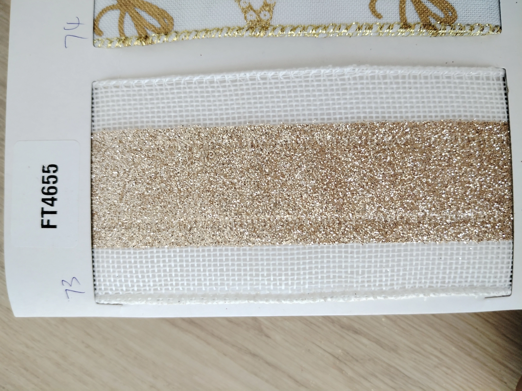Fita Natal Decorativa 6.3cmx9.14m Ft4655 Tok Da Casa