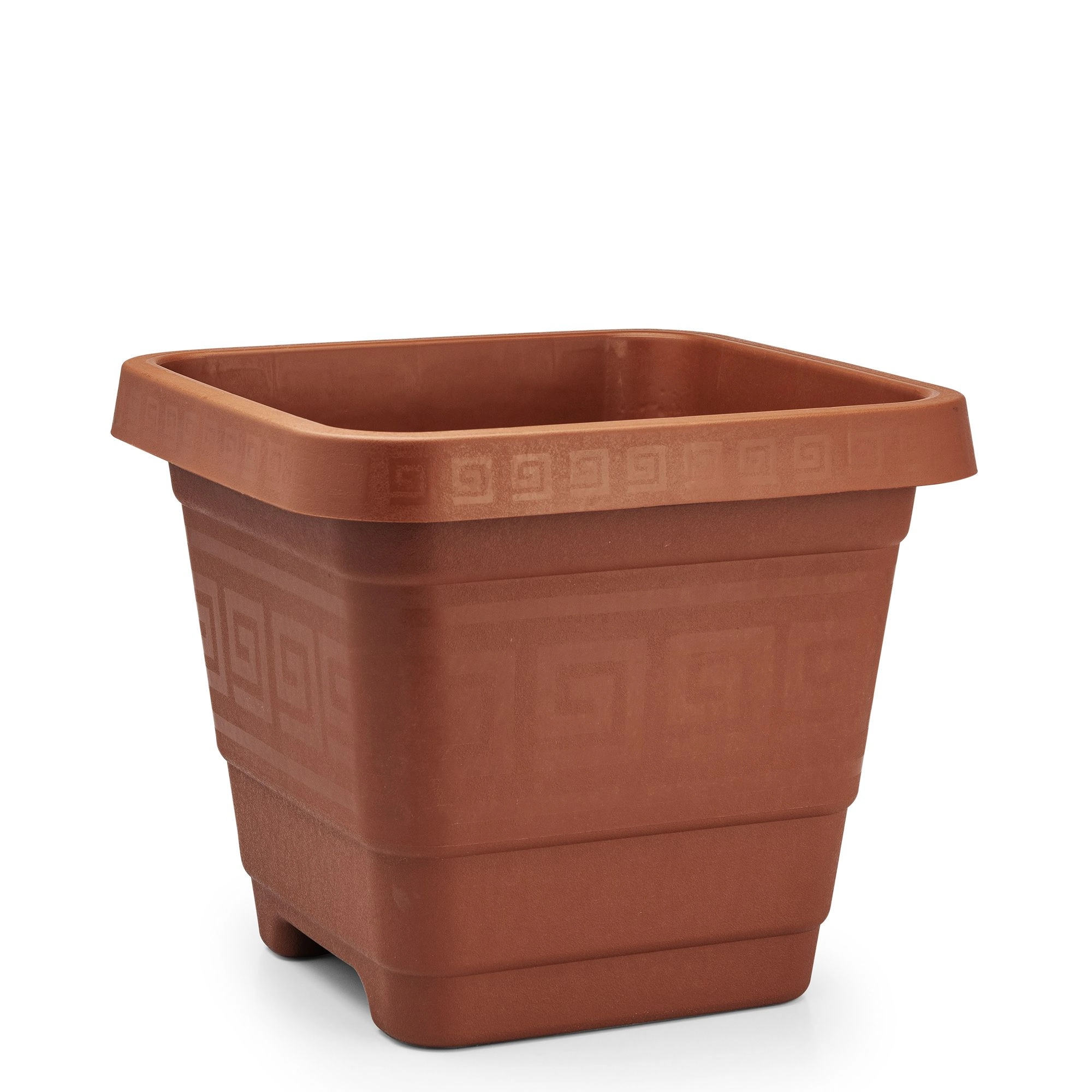Vaso Quadrado Terracota 59l 1050 Plasmont