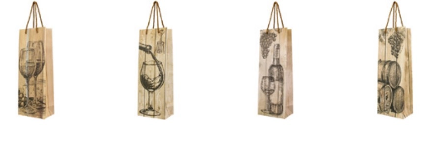 Sacola De Presente P Vinho Yins Paper Yp