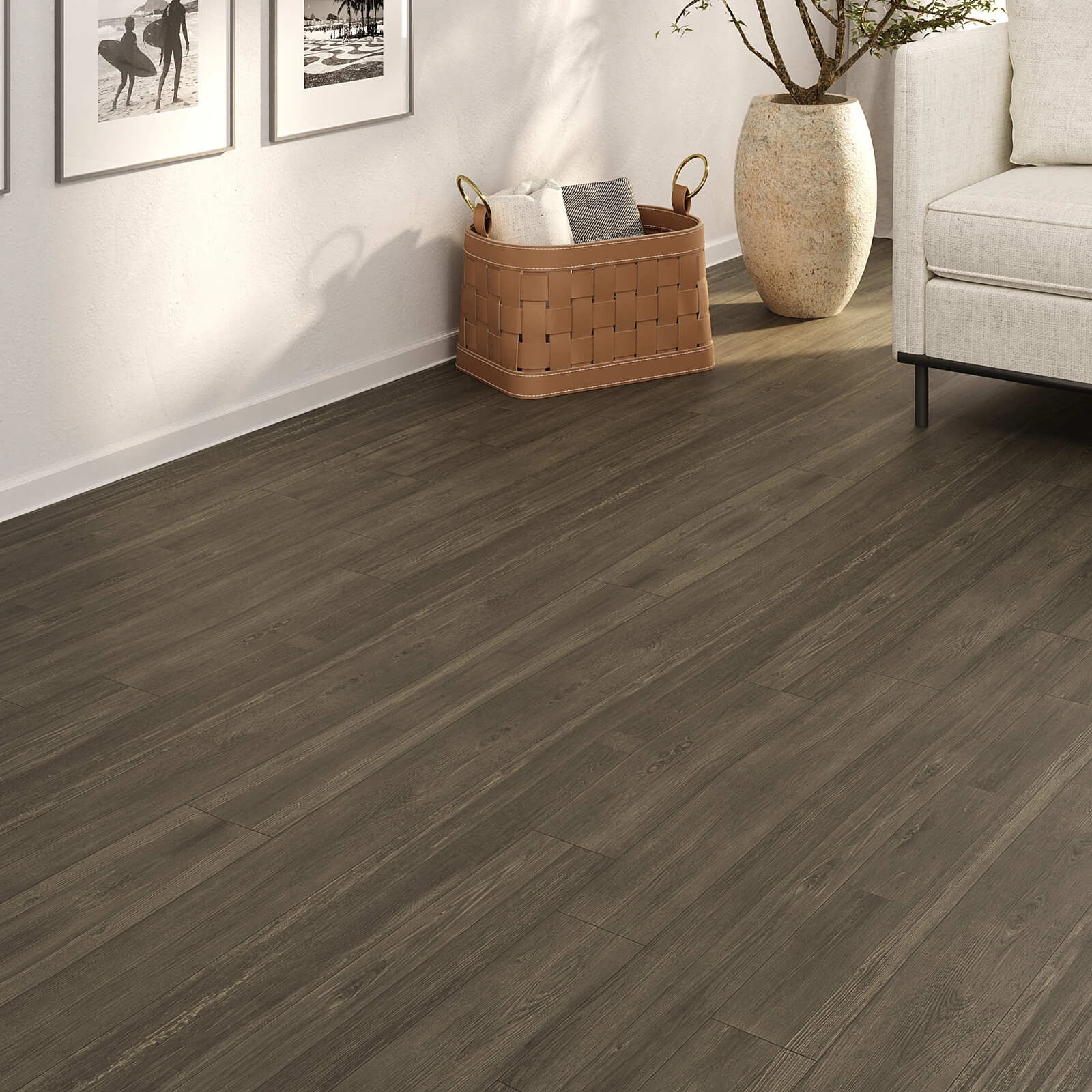 Manta Vinílica 0,7mm Antiderrapante 18m² Sala Quarto Resistente Imita Madeira Fosco Céltico