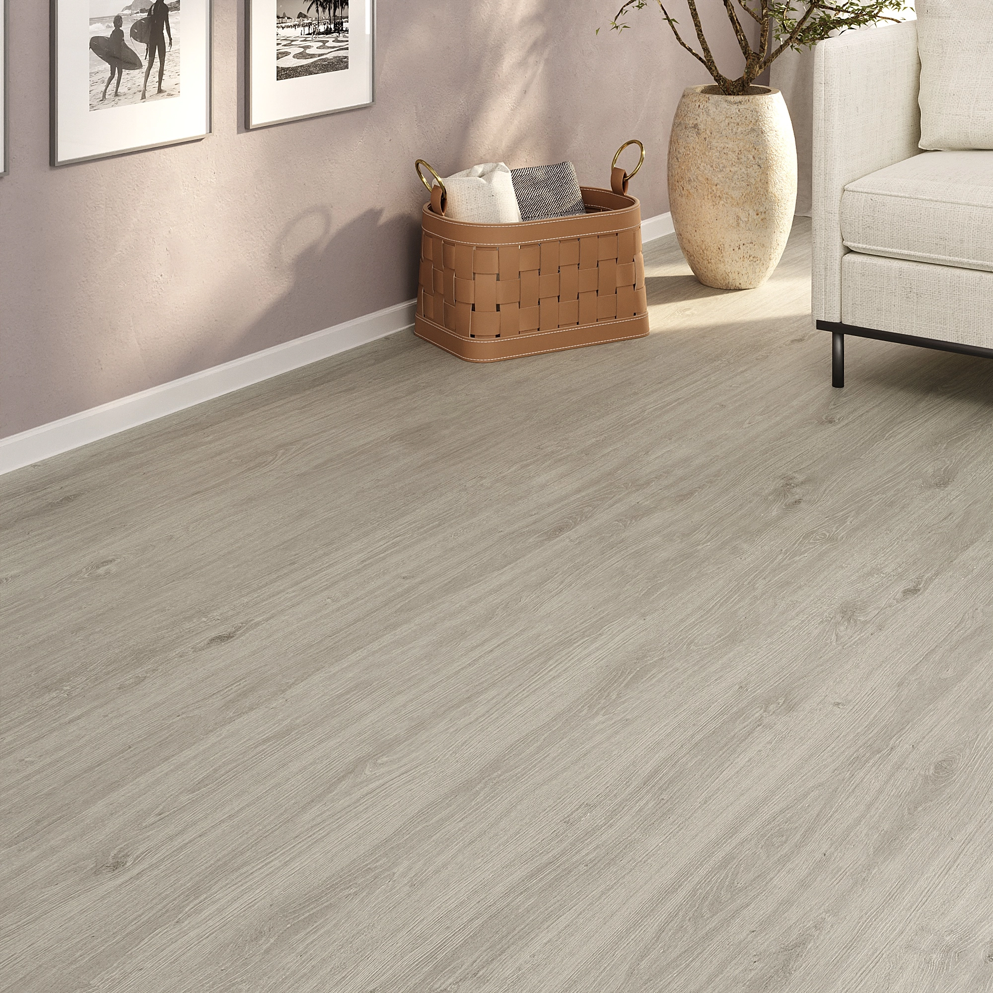 Piso Vinílico Em Manta Pvc 1,2mm 2 Metros X 50 Centímetros Antiderrapante 1m² Imita Madeira Fosco Roma