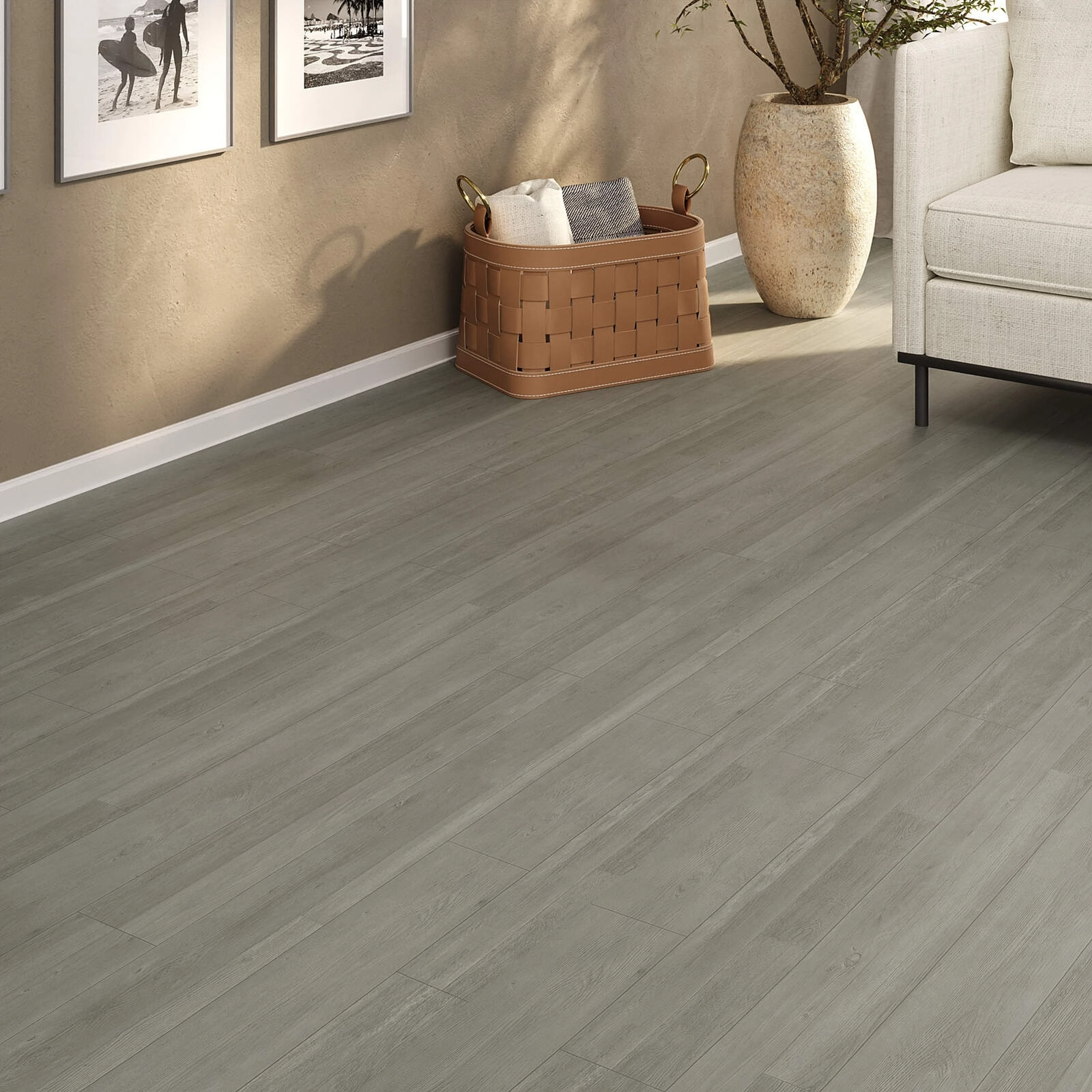 Manta Vinílica 0,7mm Antiderrapante 10m² Sala Quarto Resistente Imita Madeira Brilhoso Concreto