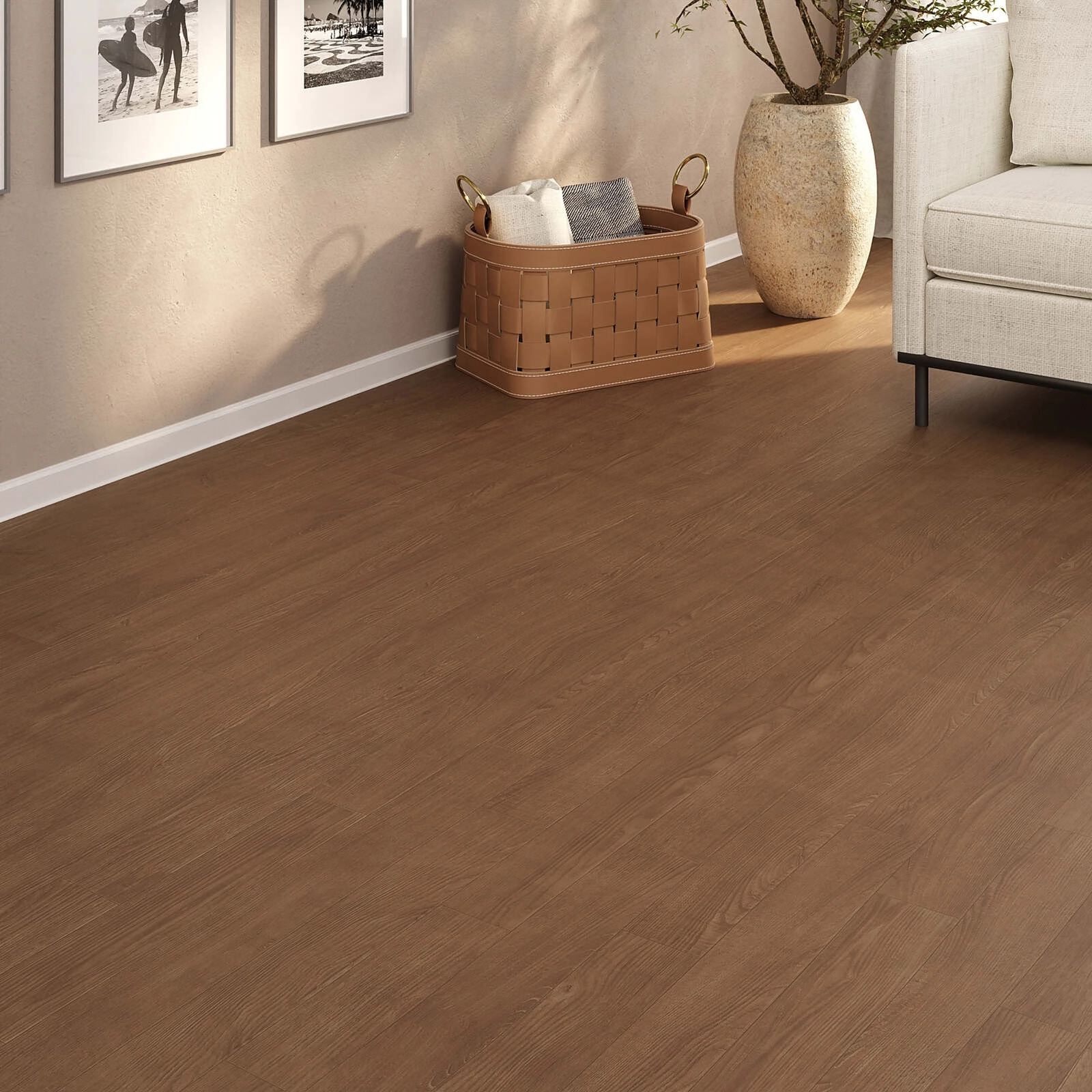Piso Vinílico Em Manta Pvc 0,7mm Antiderrapante 5m² Imita Madeira Fosco Italian