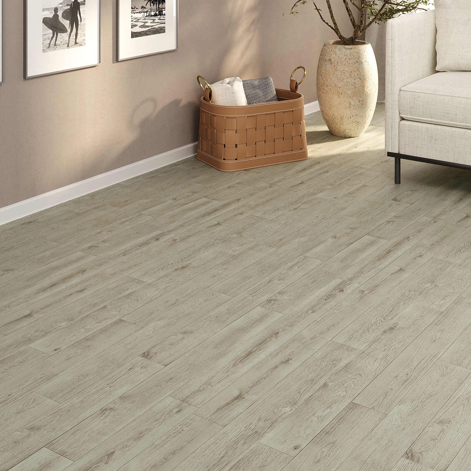 Piso Vinílico Em Manta Pvc 0,7mm Antiderrapante 6m² Imita Madeira Semi-brilhoso Veneza