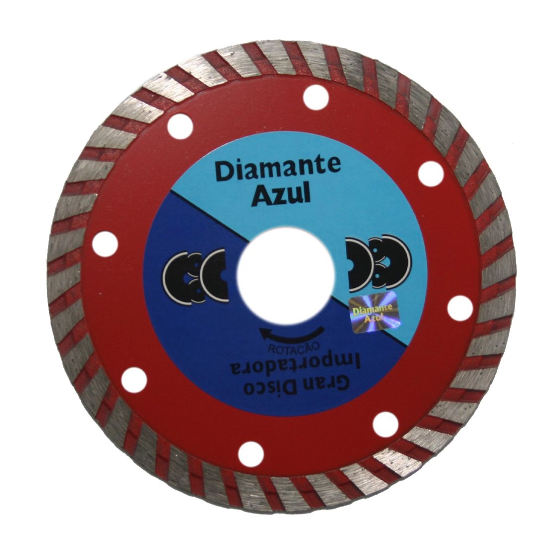 Disco para Multimaterial 4.1/2" 115mm 1 unidade Turbo Diamante Azul