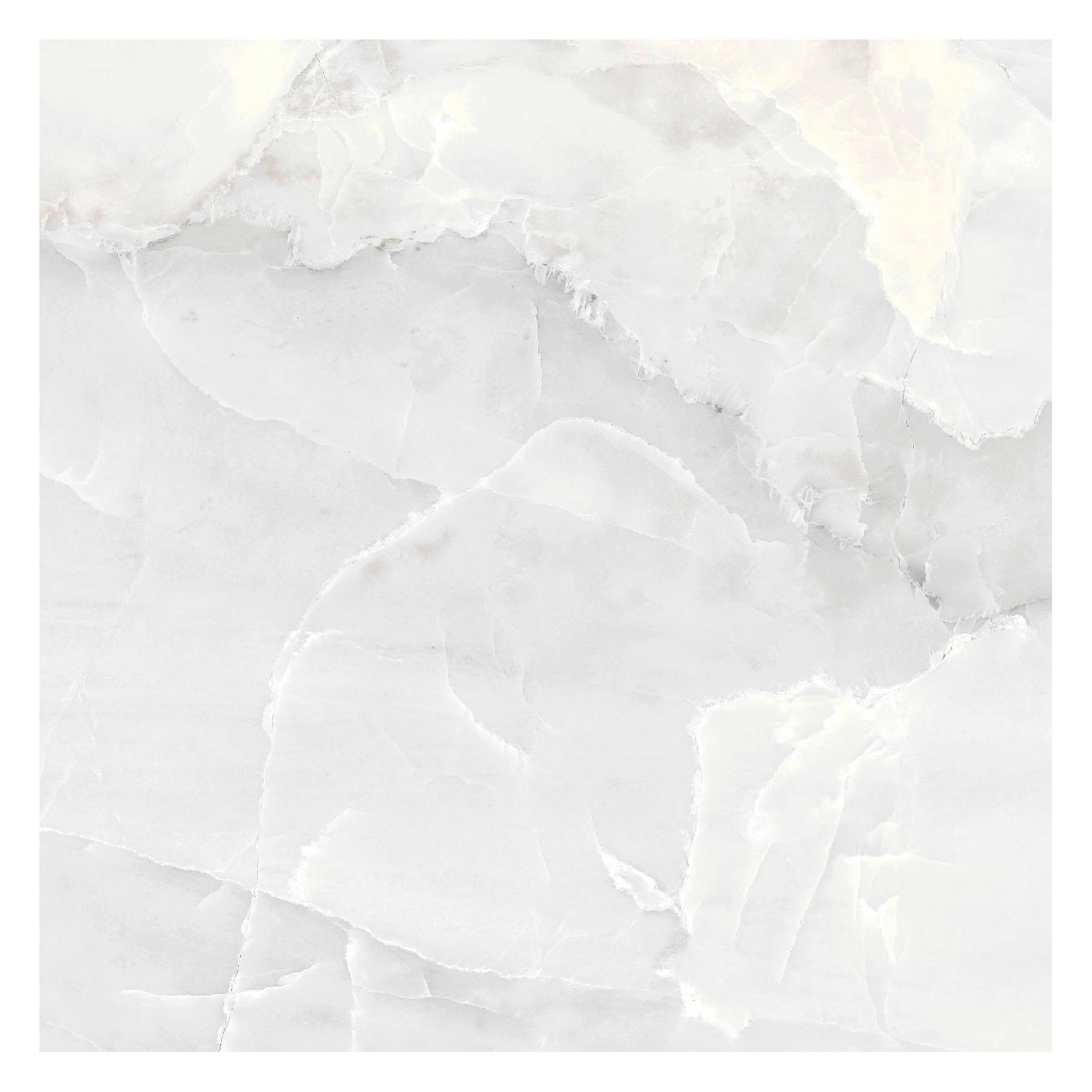 Porcelanato Marmorizado Polido Borda Reta Interno 71x71cm Agatha Savane