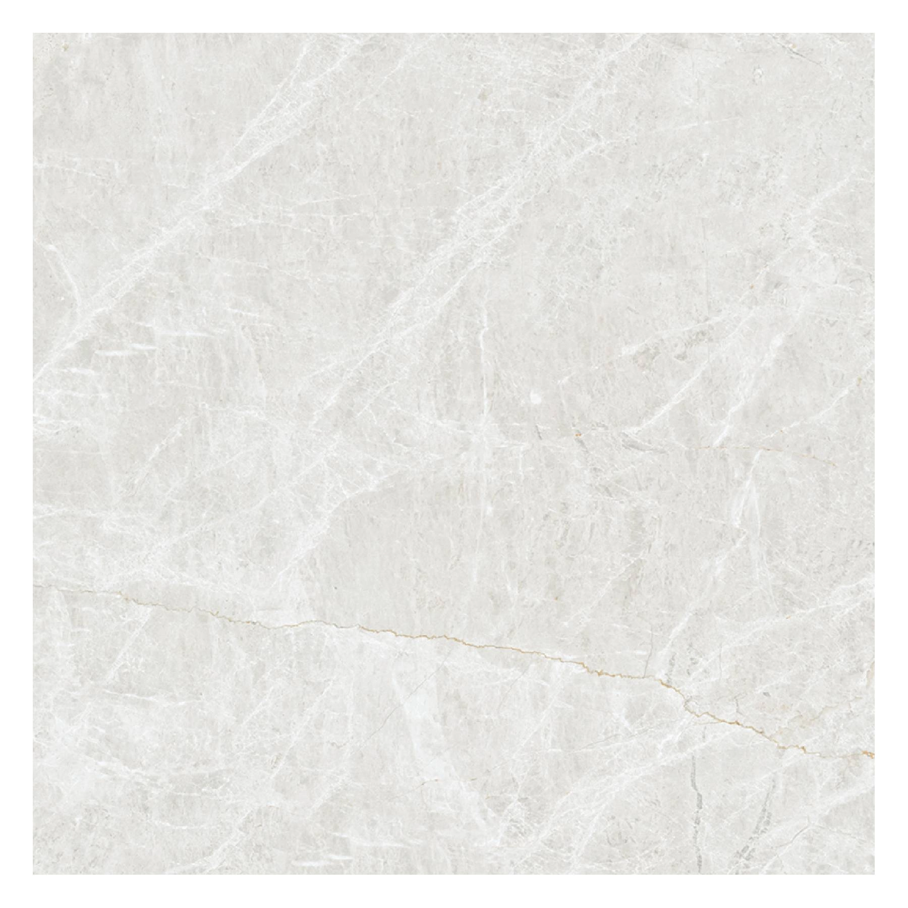 Porcelanato Marmorizado Polido Borda Reta Interno 90x90cm Perla Savane