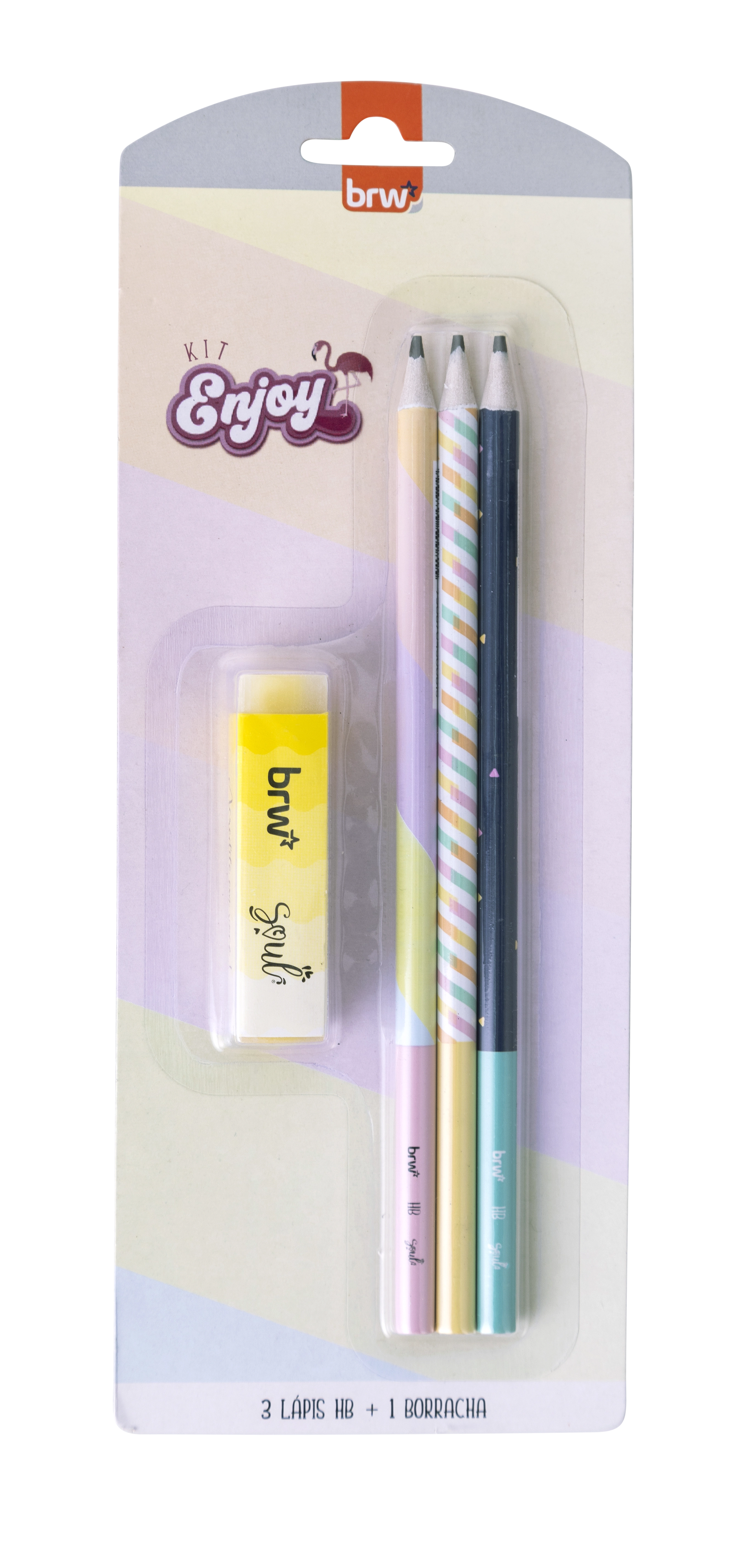 Kit Escolar Enjoy 4un Kt1013 Brw