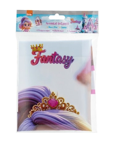 Avental Infantil Plastico Fantasy Brw