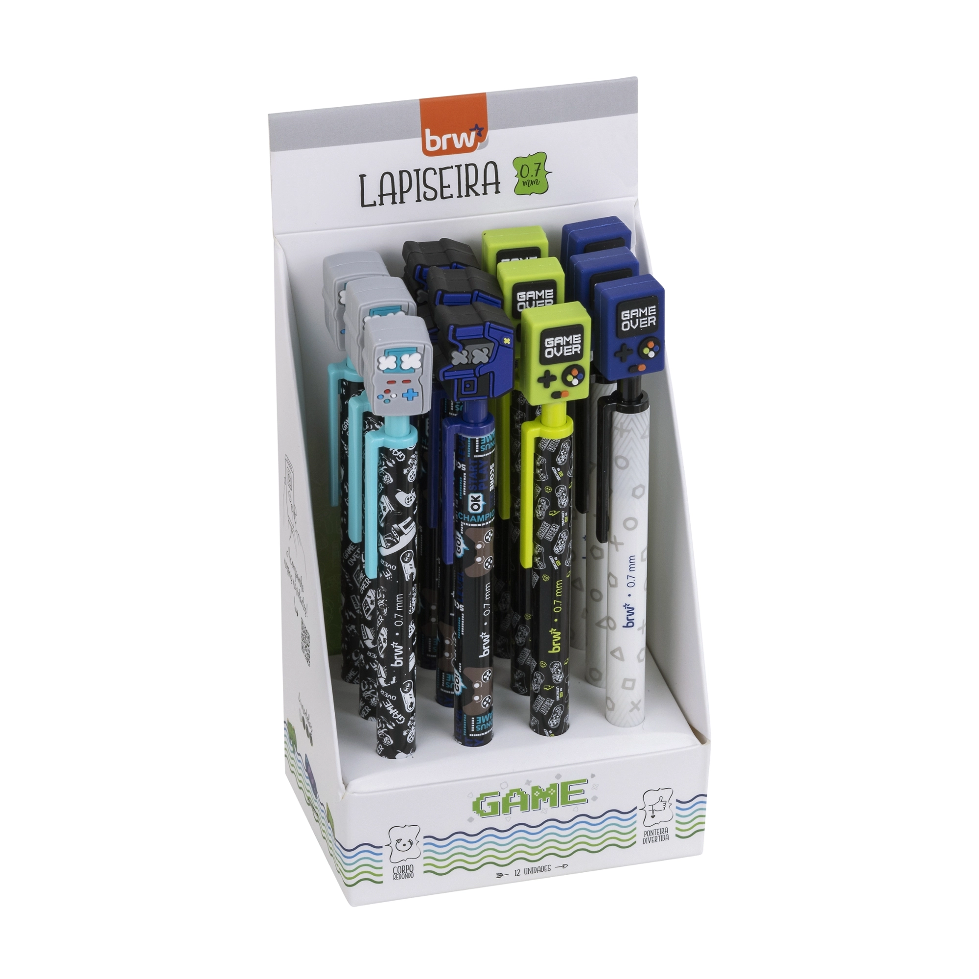 Lapiseira Divertida Game 0.7 Lp1704 Brw