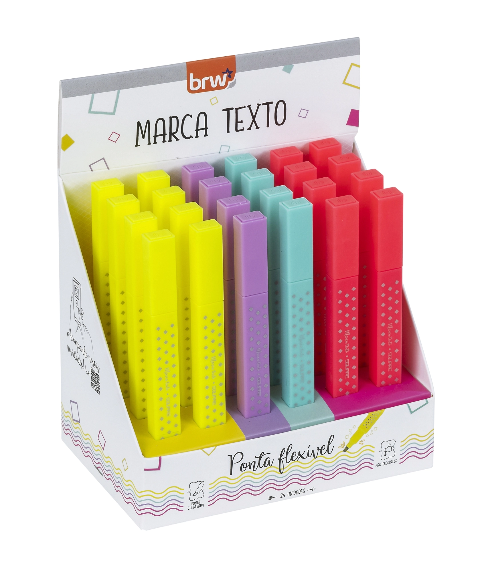 Marca Texto Square Neon Ip 24 St Ref Ca2049