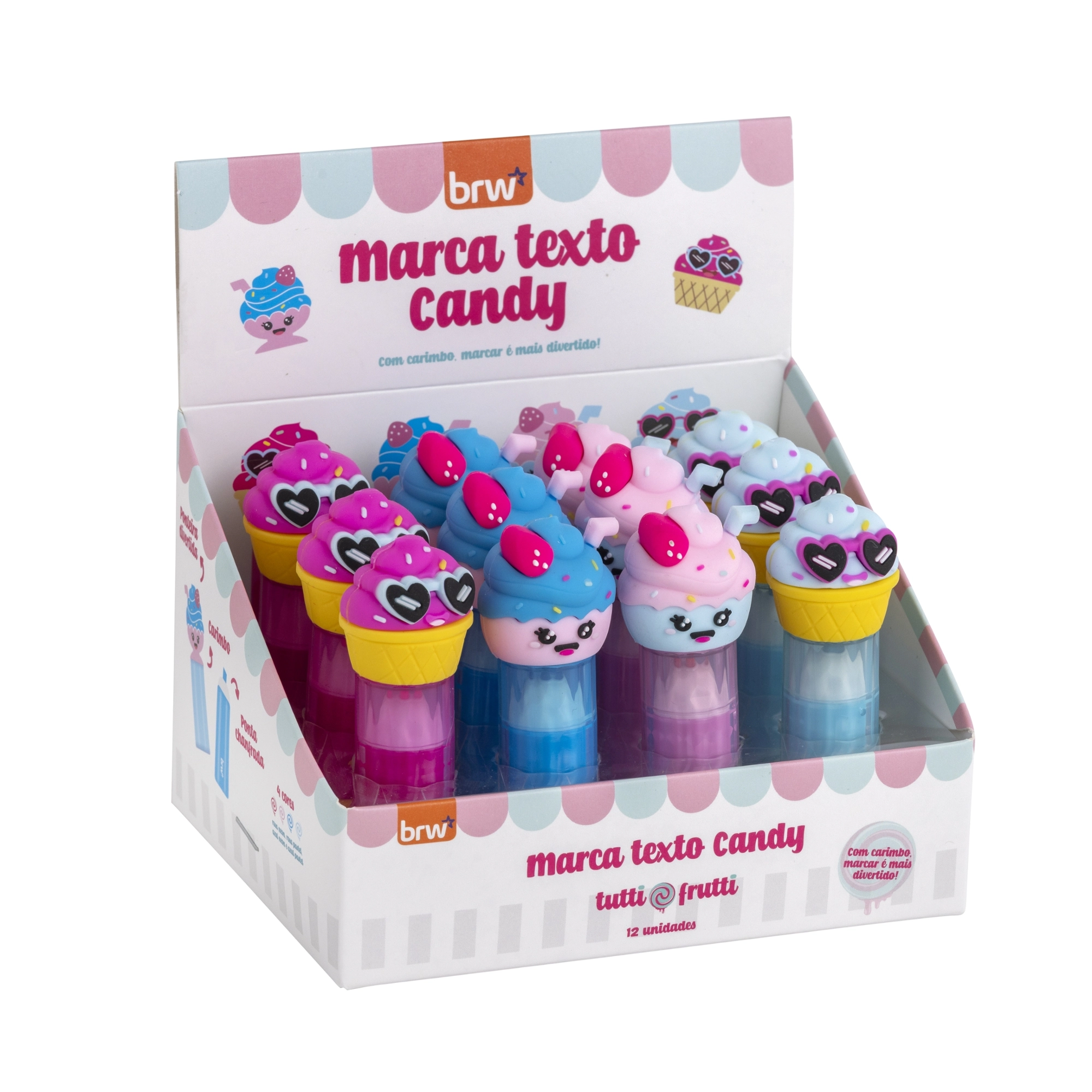 Marca Texto Divertido Candy Sortido Brw