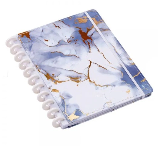 Caderno Disco Marmore C/80fls 280x215mm Brw